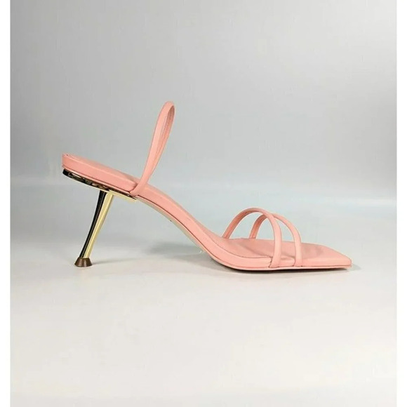 Cult Gaia Women's Lydia Square Toe Strap High Heel Sandals Size 38.5 (MSRP $428) - Picture 9 of 11